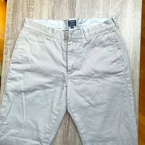 JCrew “The Sutton” Flannel-lined Chinos